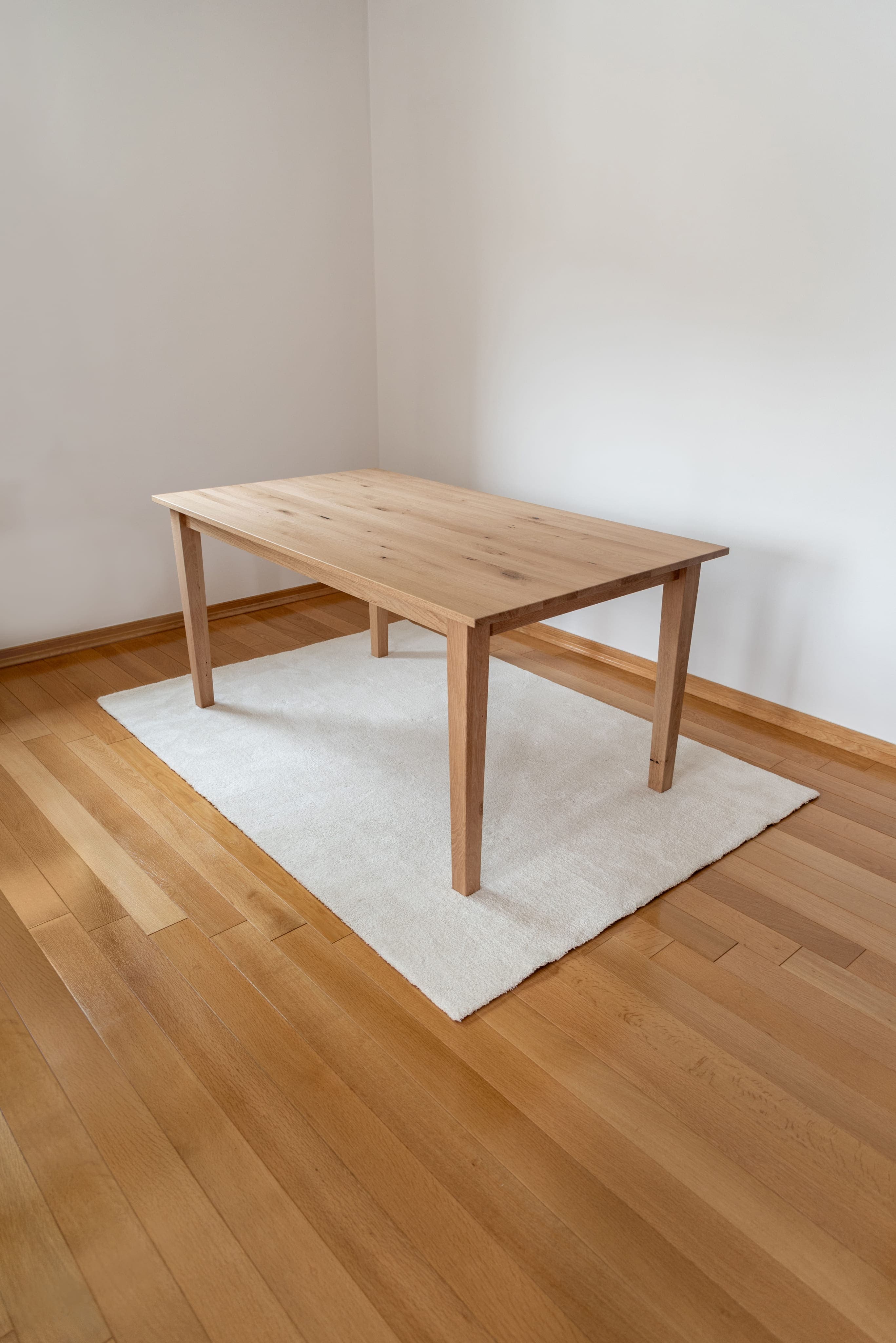 Miam Wooden table in the room