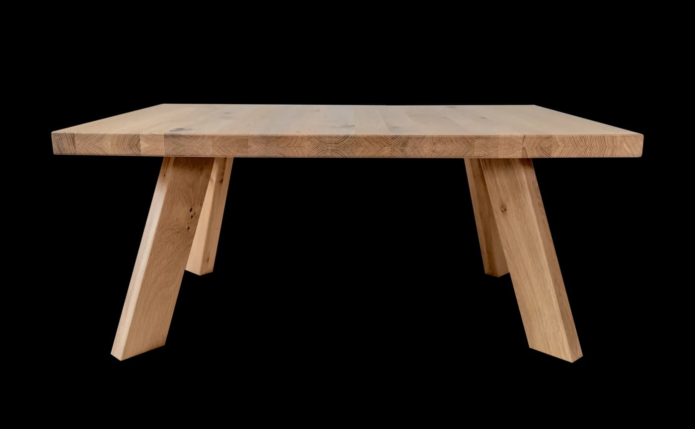 MIAM — Couchtisch DP 100 × 70 cm aus massiver Eiche, Bild 3