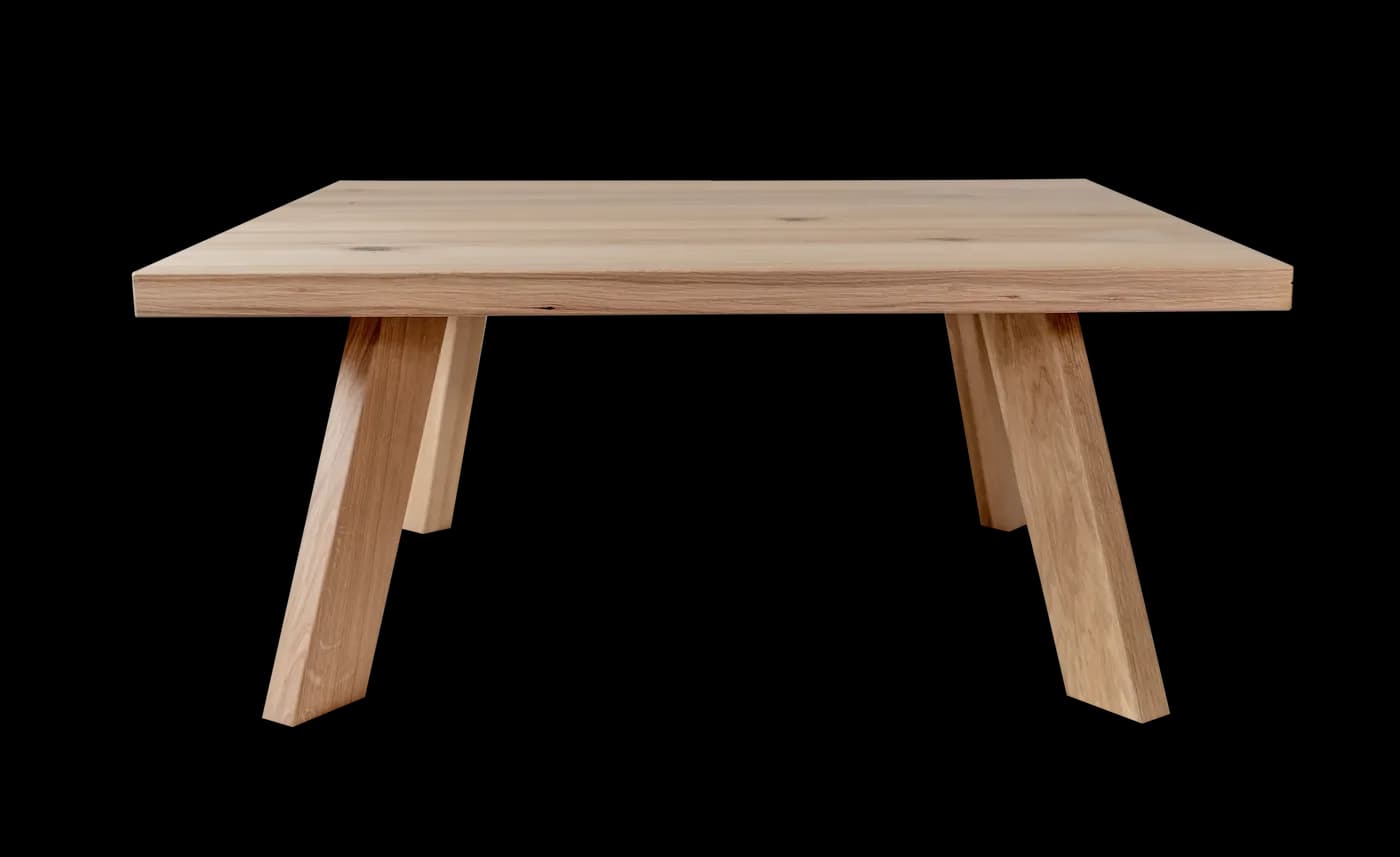 MIAM — Couchtisch DP 100 × 90 cm aus massiver Eiche, Bild 3