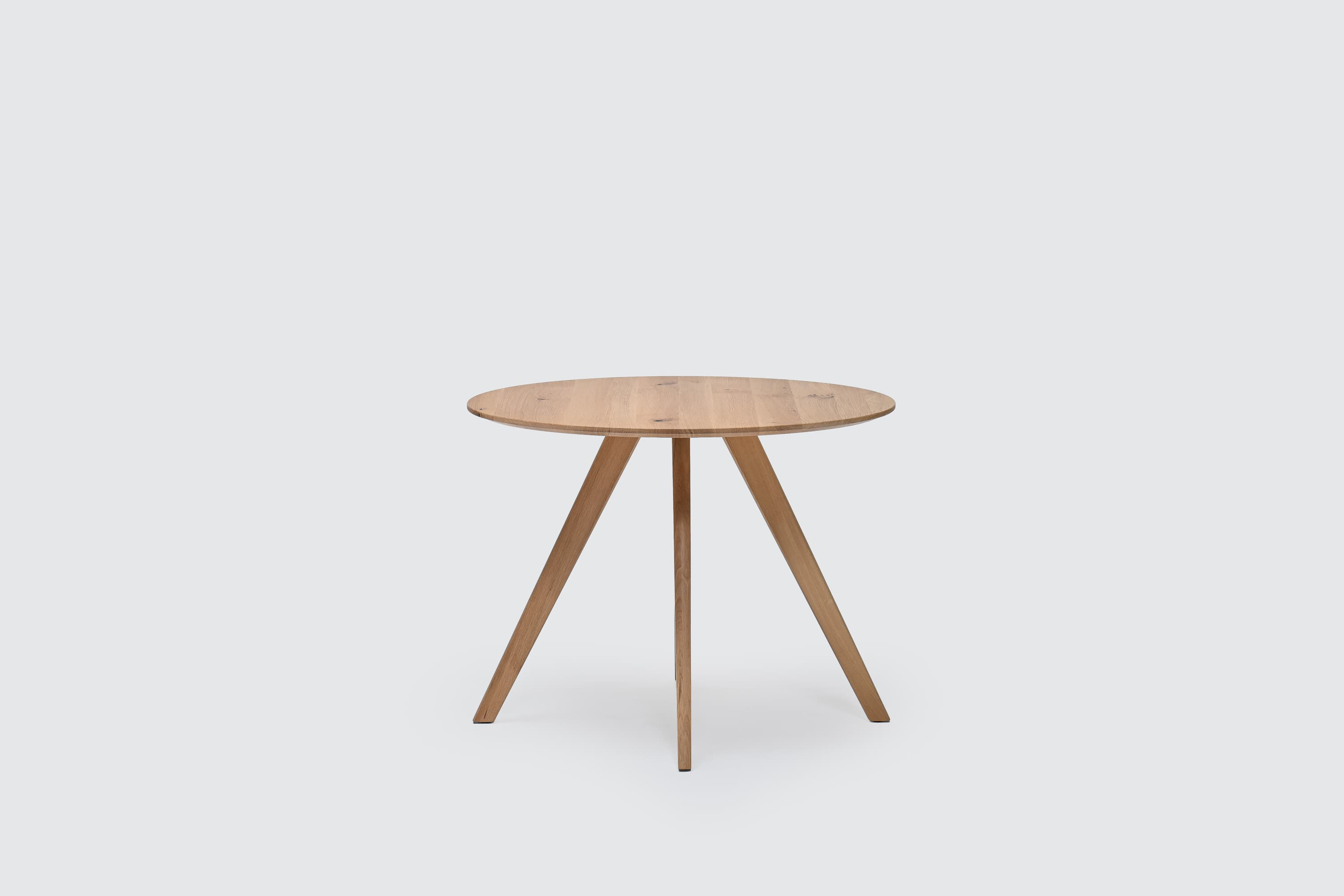 MIAM — Round dining table in solid oak, image 2