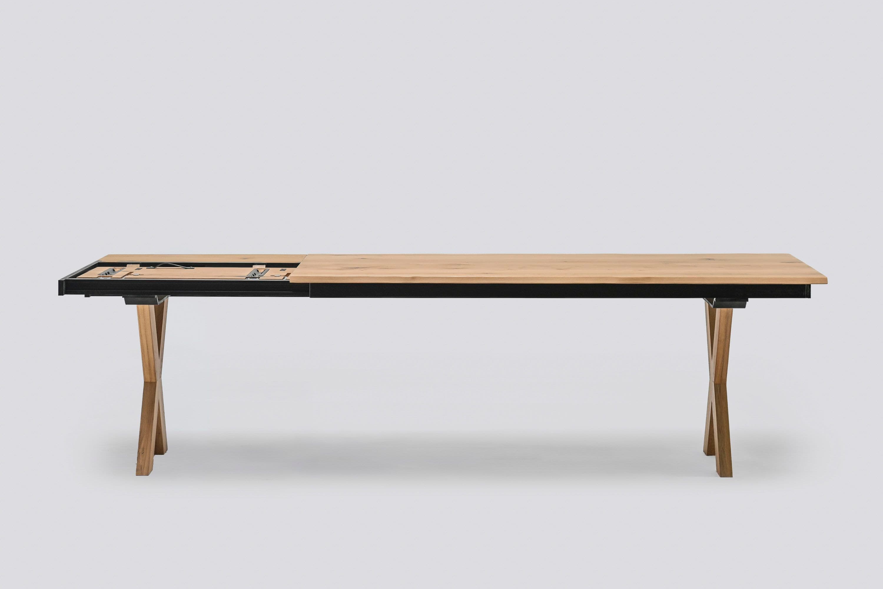 MIAM — Aria extendable dining table in solid oak, image 2