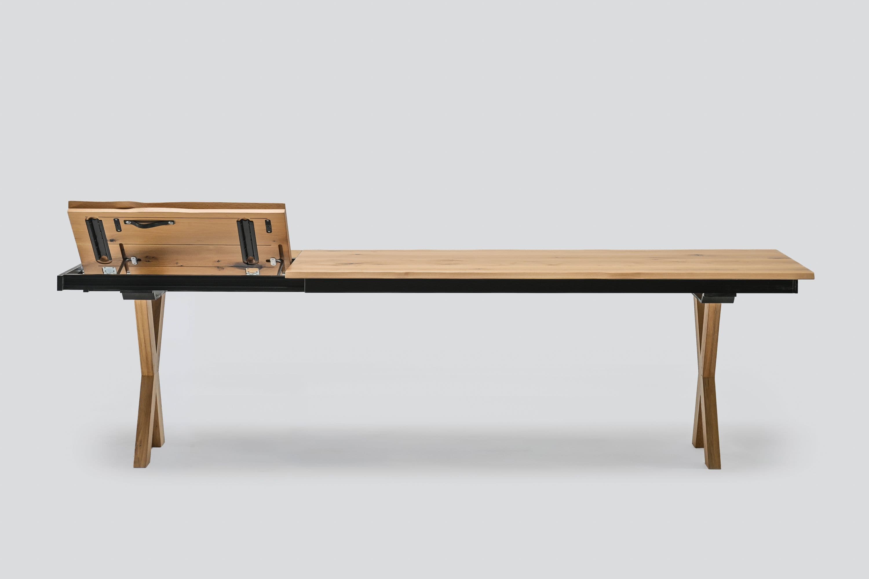 MIAM — Aria extendable dining table in solid oak, image 3