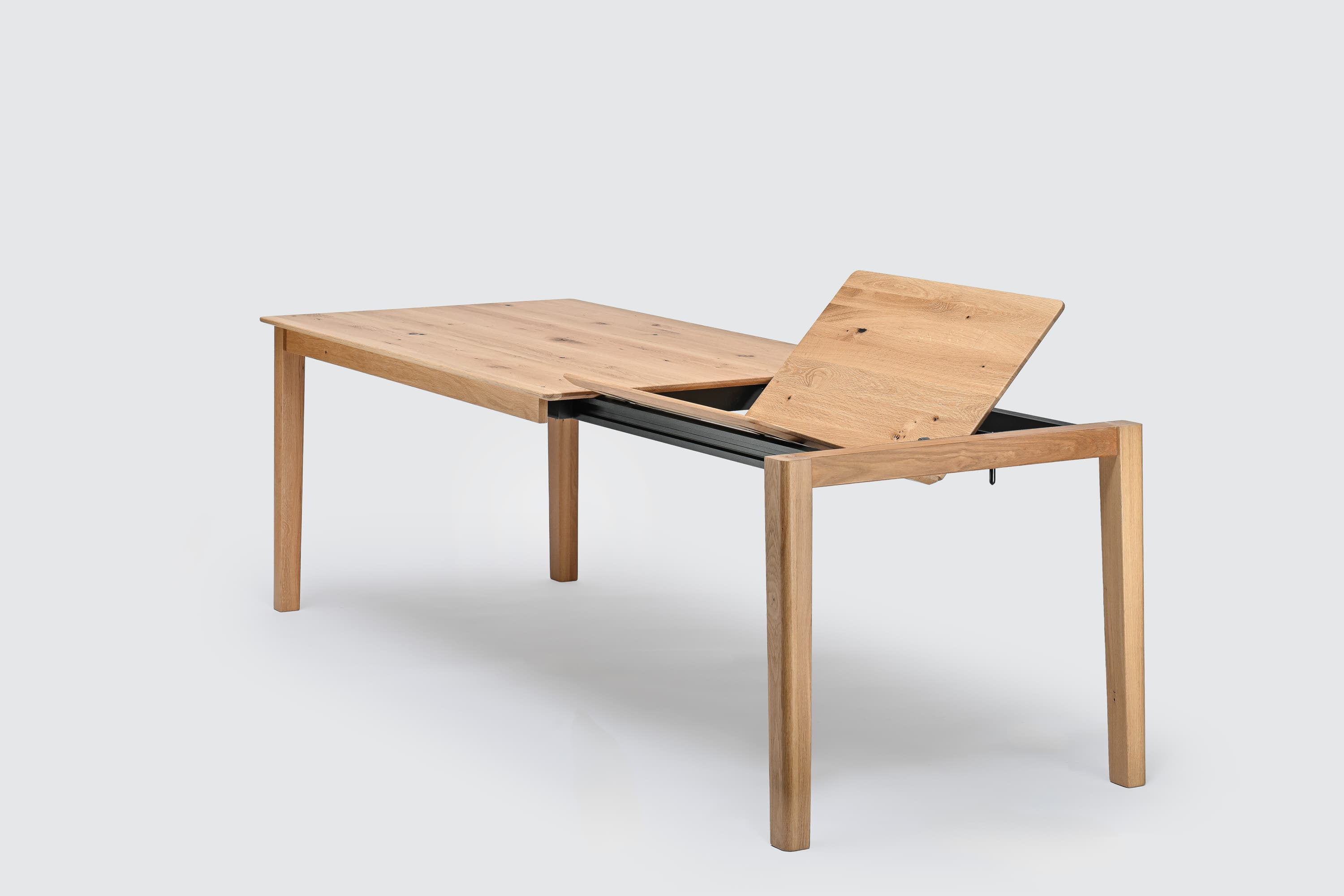 MIAM — Lux extendable dining table in solid oak, image 3