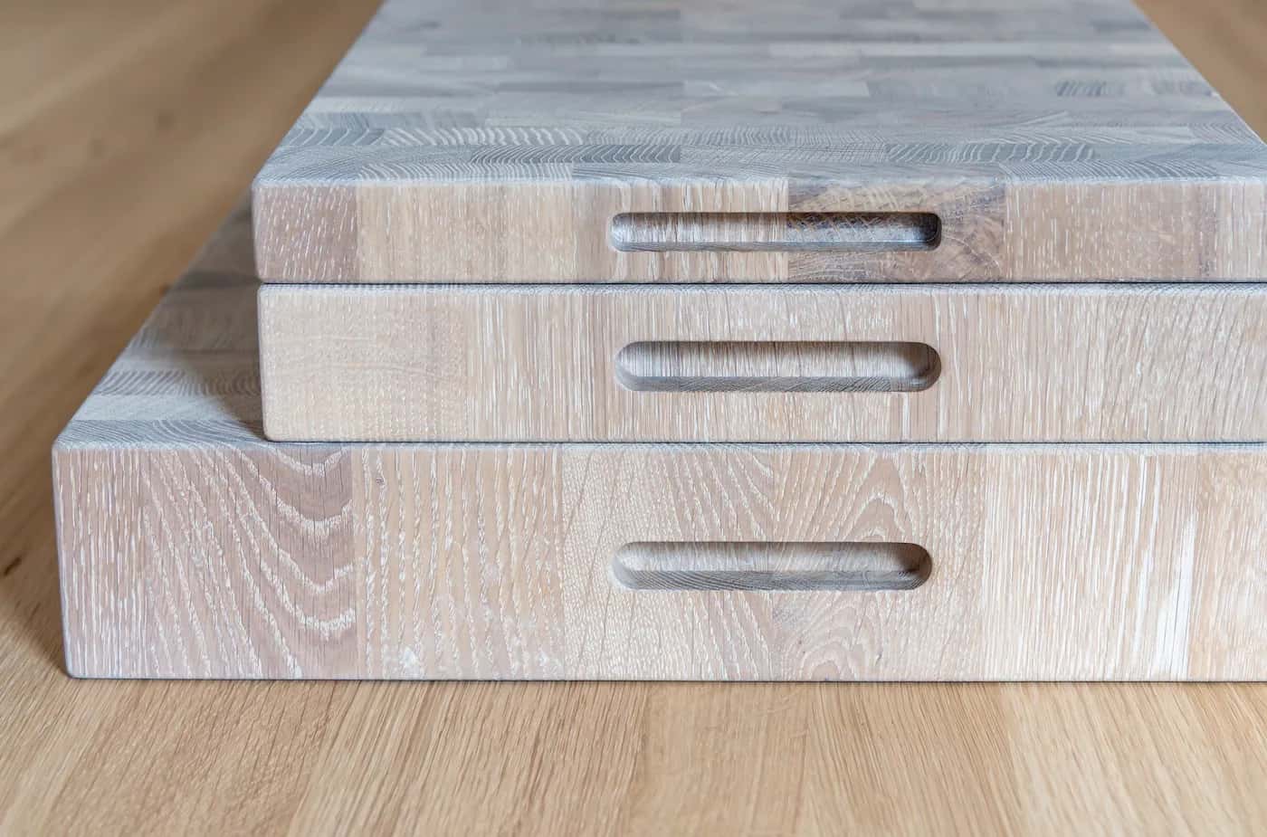 Solid oak cutting boards