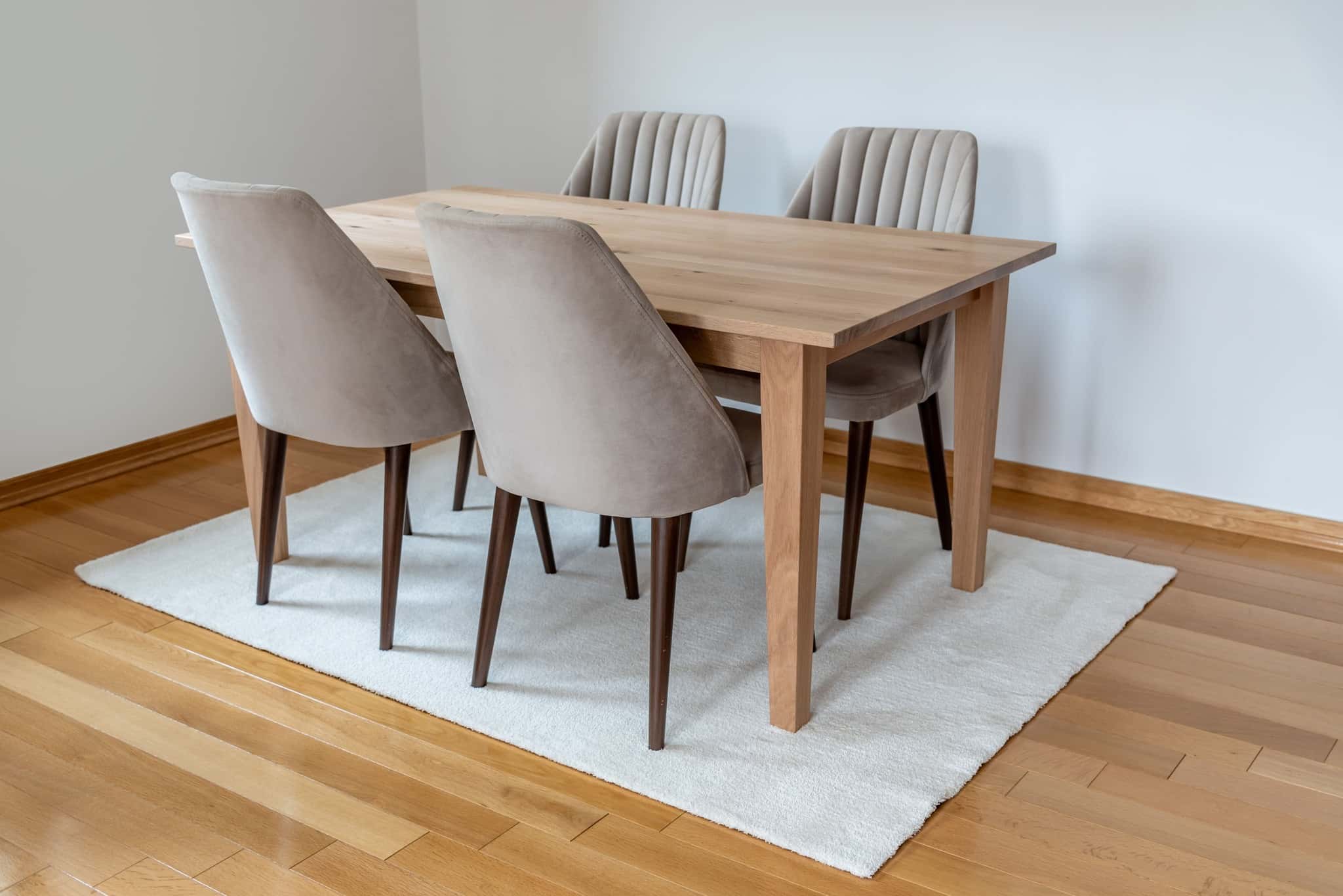 Solid oak dining tables